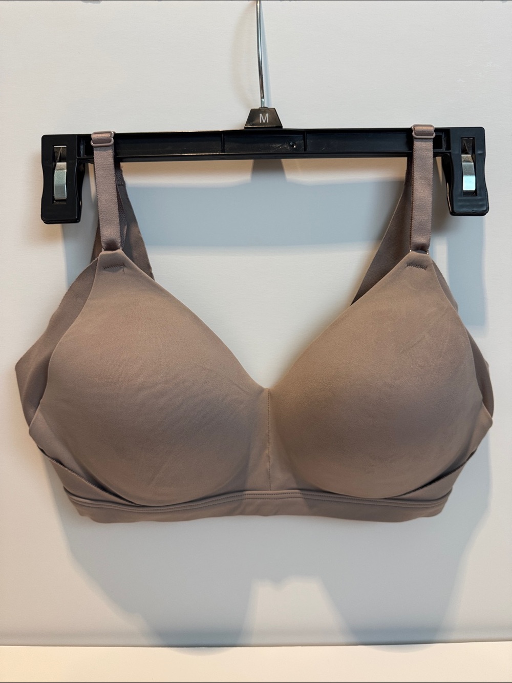 Warner's Wireless Molded Bra - Taupe/Gray